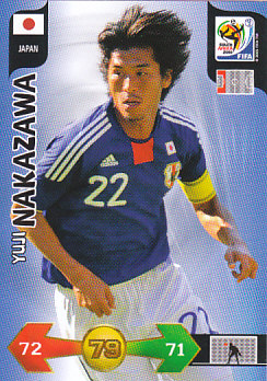 Yuji Nakazawa Japan Panini 2010 World Cup #219